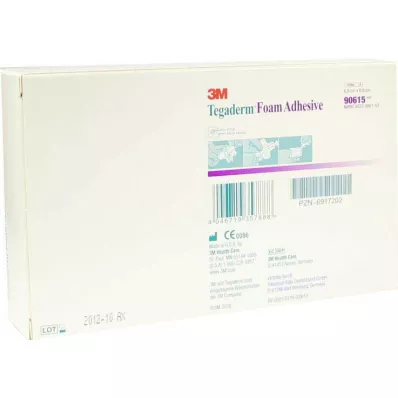 TEGADERM Foam Adhesive FK 6,9x6,9 cm kreuzf.90615, 10 St TEGADERM Foam Adhesive FK 6,9x6,9 cm kreuzf.90615, 10 St