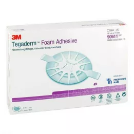 TEGADERM Foam Adhesive FK 10x11 cm oval 90611, 10 St