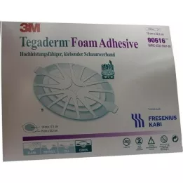 TEGADERM Foam Adhesive FK 19x22,2 cm oval 90616, 5 St