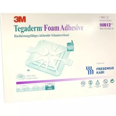 TEGADERM Foam Adhesive FK 14,3x14,3 cm 90612, 10 St