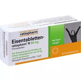 EISENTABLETTEN-ratiopharm N 50 mg Filmtabletten, 50 St