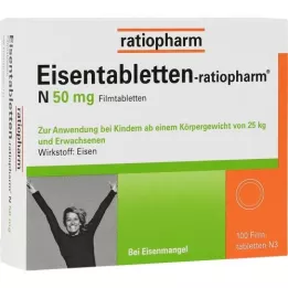 EISENTABLETTEN-ratiopharm N 50 mg Filmtabletten, 100 St