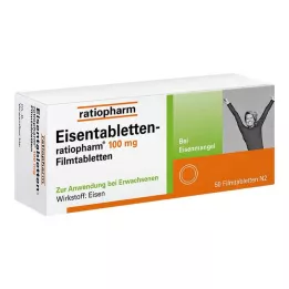 EISENTABLETTEN-ratiopharm 100 mg Filmtabletten, 50 St