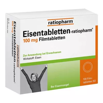 Eisentabletten-ratiopharm® 100 mg Filmtabletten, 100 St