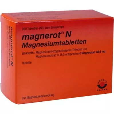 MAGNEROT N Magnesiumtabletten, 200 St