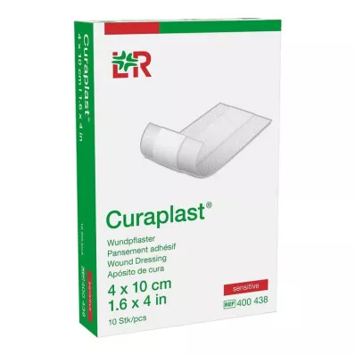 CURAPLAST Wundschnellverb.sensitiv 4x10 cm 1 m, 10 St