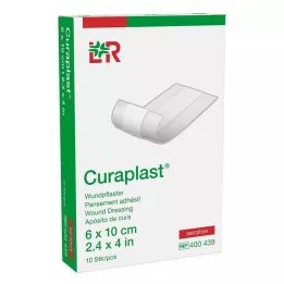 CURAPLAST Wundschnellverb.sensitiv 6x10 cm 1 m, 10 St