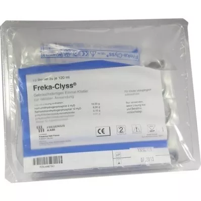 FREKA CLYSS Klistiere, 10X120 ml