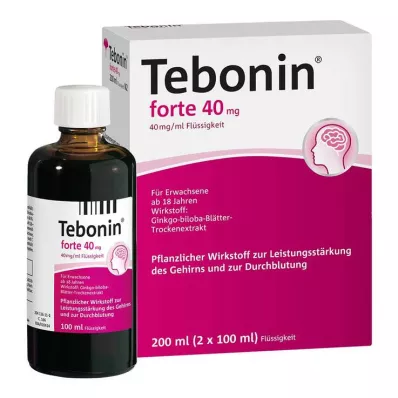 TEBONIN forte 40 mg Lösung, 2X100 ml TEBONIN forte 40 mg Lösung, 2X100 ml