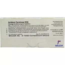 ACIDUM FORMICAE D 30 Ampullen, 8 St