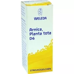 ARNICA PLANTA tota D 6 Globuli, 10 g