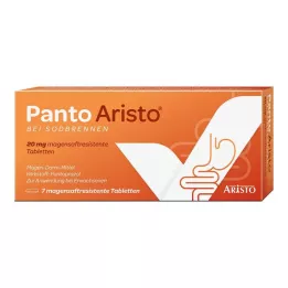 Panto Aristo bei Sodbrennen 20 mg Pantoprazol magensaftresistent Tabletten, 7 St