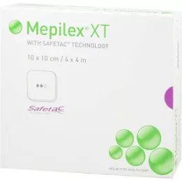 MEPILEX XT 10x10 cm Schaumverband, 5 St