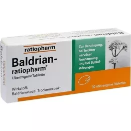 BALDRIAN-RATIOPHARM überzogene Tabletten, 30 St