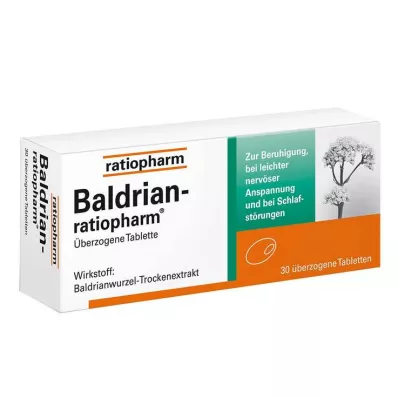 BALDRIAN-RATIOPHARM überzogene Tabletten, 30 St
