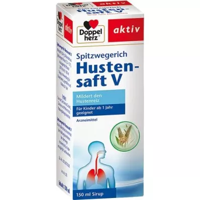 DOPPELHERZ Spitzwegerich Hustensaft V, 150 ml