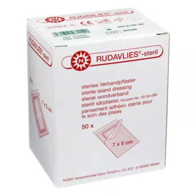 Rudavlies 7cmx5cm Verbandpfl, 50 St Rudavlies 7cmx5cm Verbandpfl, 50 St