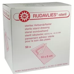 RUDAVLIES-steril Verbandpflaster 8x10 cm, 50 St