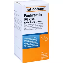 PANKREATIN Mikro-ratio.20.000 magensaftr.Hartkaps., 100 St