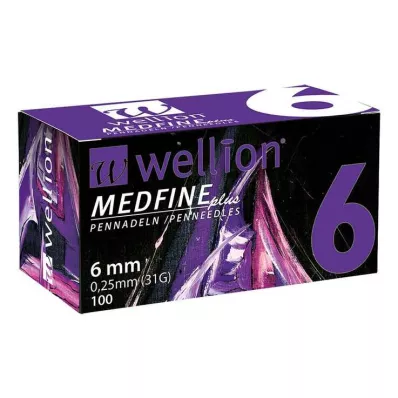 WELLION MEDFINE plus Pen-Nadeln 6 mm, 100 St WELLION MEDFINE plus Pen-Nadeln 6 mm, 100 St