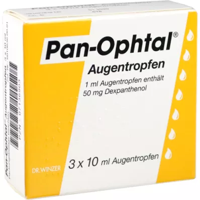 PAN OPHTAL Augentropfen, 3X10 ml
