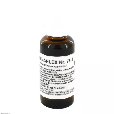 REGENAPLEX Nr.78 d Tropfen, 30 ml REGENAPLEX Nr.78 d Tropfen, 30 ml
