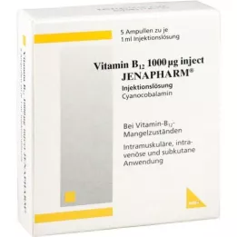 VITAMIN B12 1.000 μg Inject Jenapharm Ampullen, 5 St