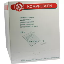 MULLKOMPRESSEN 20x25 cm steril 16fach, 25 St