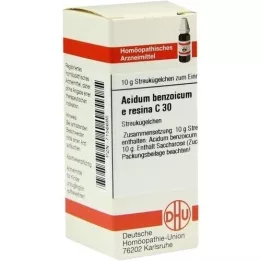 ACIDUM BENZOICUM E Resina C 30 Globuli, 10 g