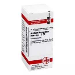 ACIDUM BENZOICUM E Resina C 30 Globuli, 10 g