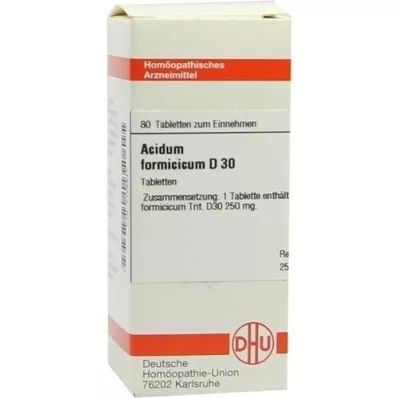 ACIDUM FORMICICUM D 30 Tabletten, 80 St