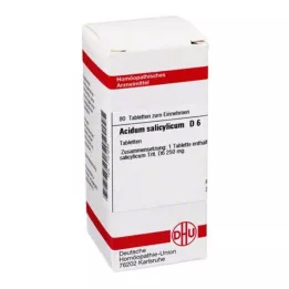 ACIDUM SALICYLICUM D 6 Tabletten, 80 St