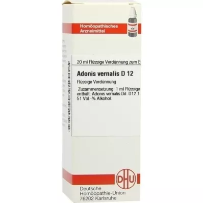 ADONIS VERNALIS D 12 Dilution, 20 ml