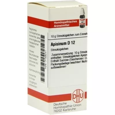 APISINUM D 12 Globuli, 10 g