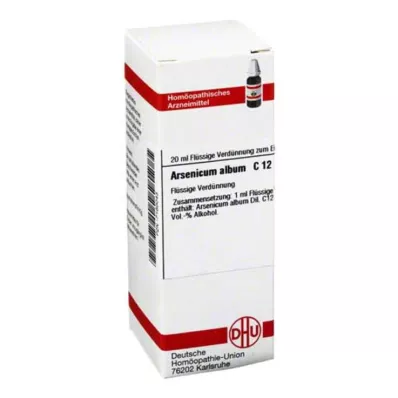 ARSENICUM ALBUM C 12 Dilution, 20 ml ARSENICUM ALBUM C 12 Dilution, 20 ml