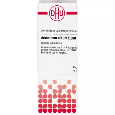 ARSENICUM ALBUM D 200 Dilution, 20 ml