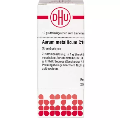 AURUM METALLICUM C 10 Globuli, 10 g
