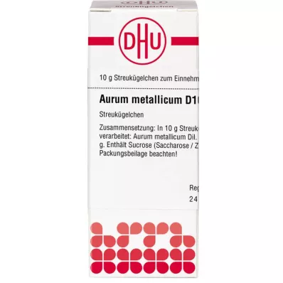 AURUM METALLICUM D 100 Globuli, 10 g