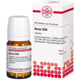 BORAX D 30 Tabletten, 80 St