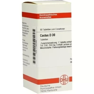 CACTUS D 30 Tabletten, 80 St
