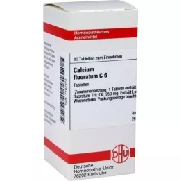 CALCIUM FLUORATUM C 6 Tabletten, 80 St