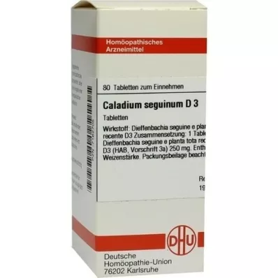 CALADIUM seguinum D 3 Tabletten, 80 St