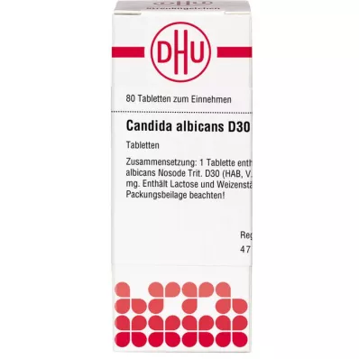 CANDIDA ALBICANS D 30 Tabletten, 80 St