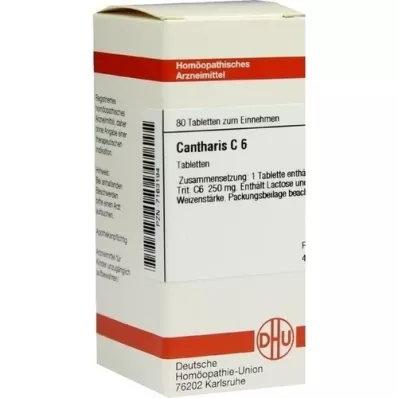 CANTHARIS C 6 Tabletten, 80 St