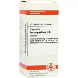 CAPSELLA BURSA pastoris D 6 Tabletten, 80 St