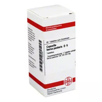 DHU Capsella bursa past. D 6 Tabletten, 80 St