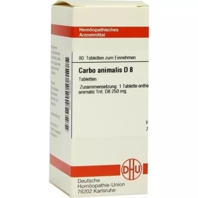 CARBO ANIMALIS D 8 Tabletten, 80 St