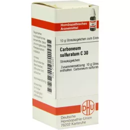 CARBONEUM SULFURATUM C 30 Globuli, 10 g