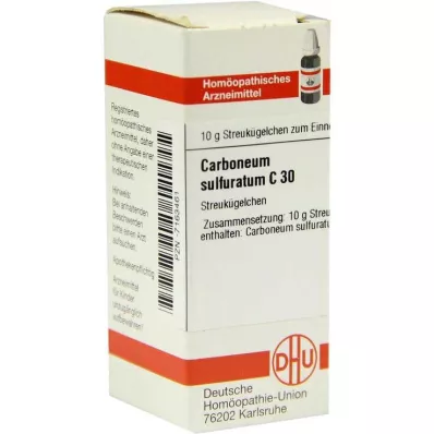 CARBONEUM SULFURATUM C 30 Globuli, 10 g CARBONEUM SULFURATUM C 30 Globuli, 10 g