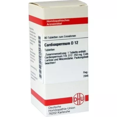 CARDIOSPERMUM D 12 Tabletten, 80 St